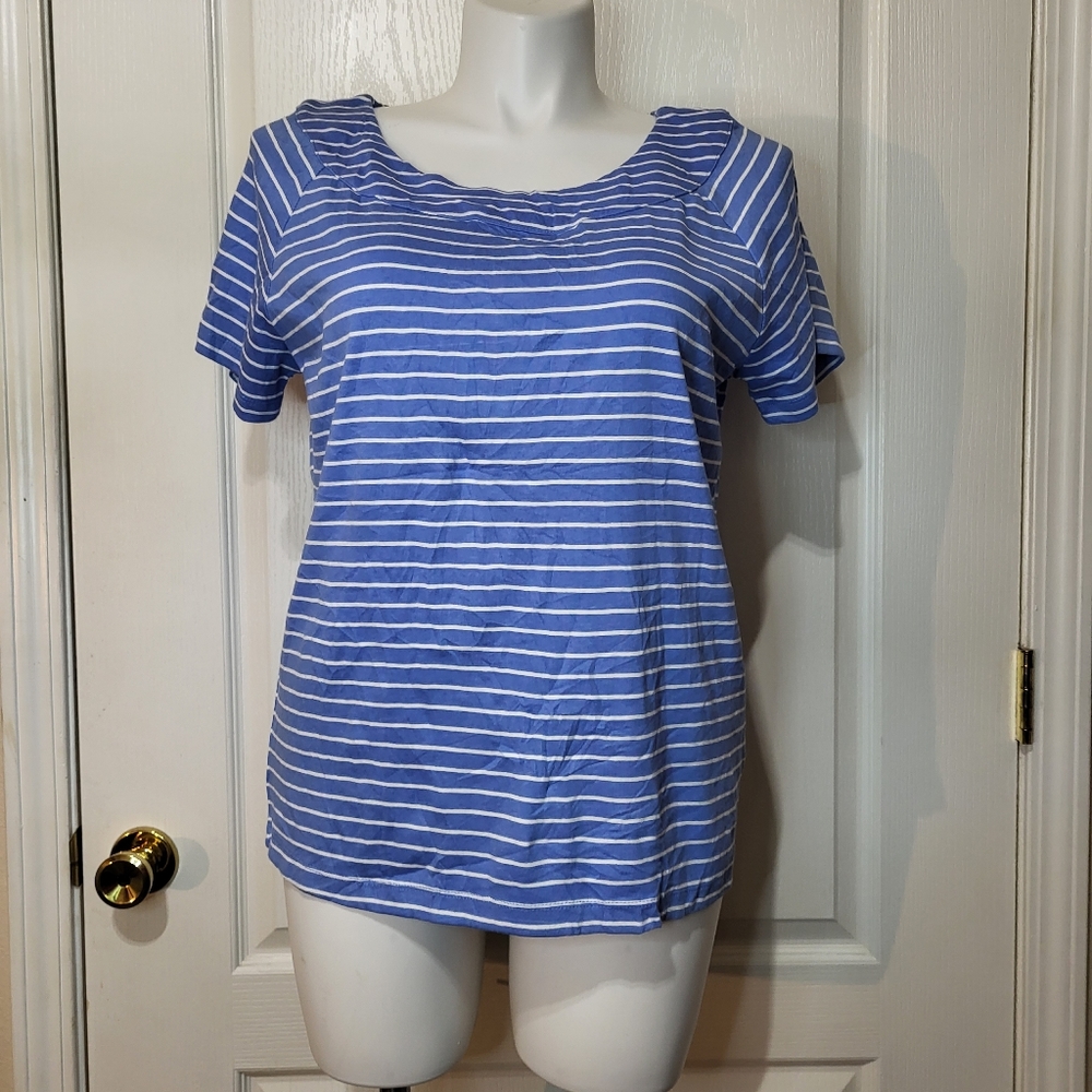 Rafaella Striped Top Blouse